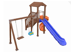 Çocuk Oyun Parkları (Ahşap Klasik Seri)